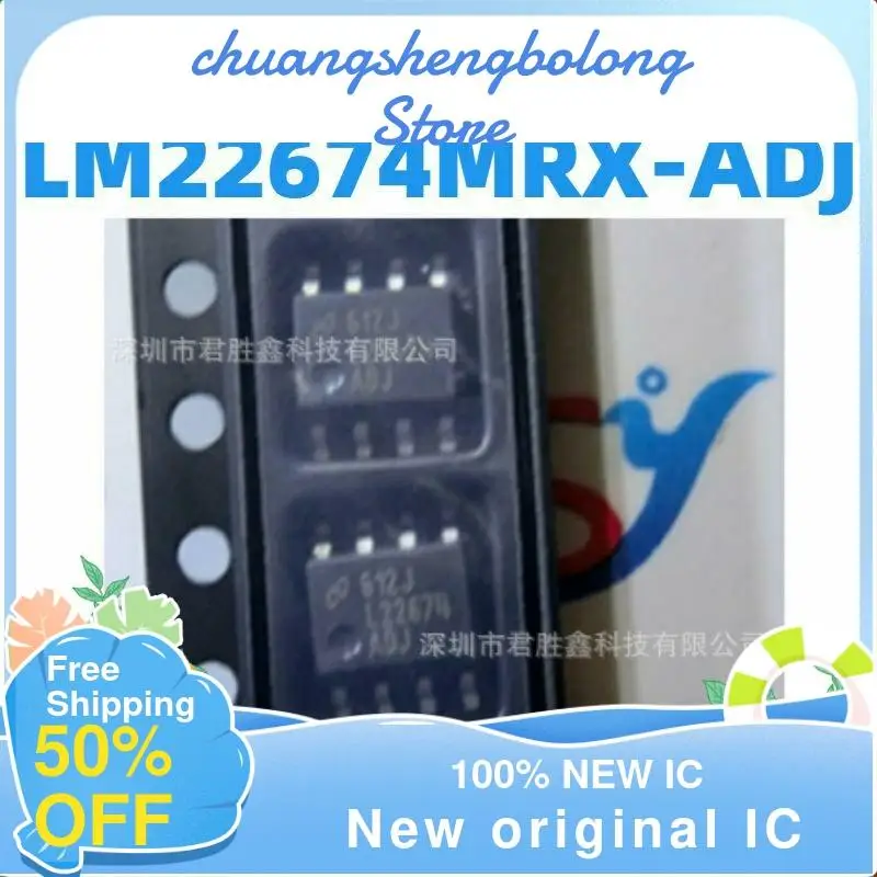 

10-200PCS LM22674MRX-ADJ L22674-ADJ L22674ADJ SOP8 New original IC