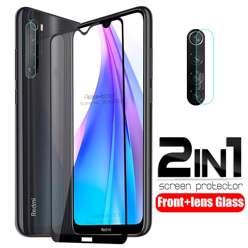 Защитное стекло 2 в 1 для xiaomi redmi note 8 t pro 8a | Мобильные телефоны и аксессуары