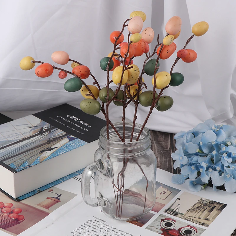 

Easter Egg Tree Decor Creative Branch With Painting Eggs Easter Egg Decoration Easter Supplies Party Suplies