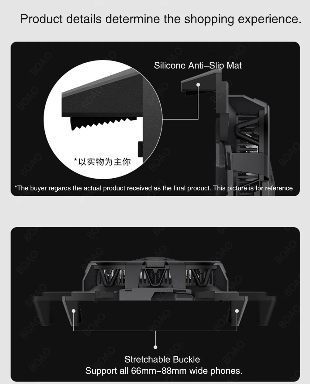 

Original Nubia RedMagic 6 Pro Mobile Phone Cooling Fan Portable Dual Core RGB Gaming Phone Fan Cooler for Red Magic 6