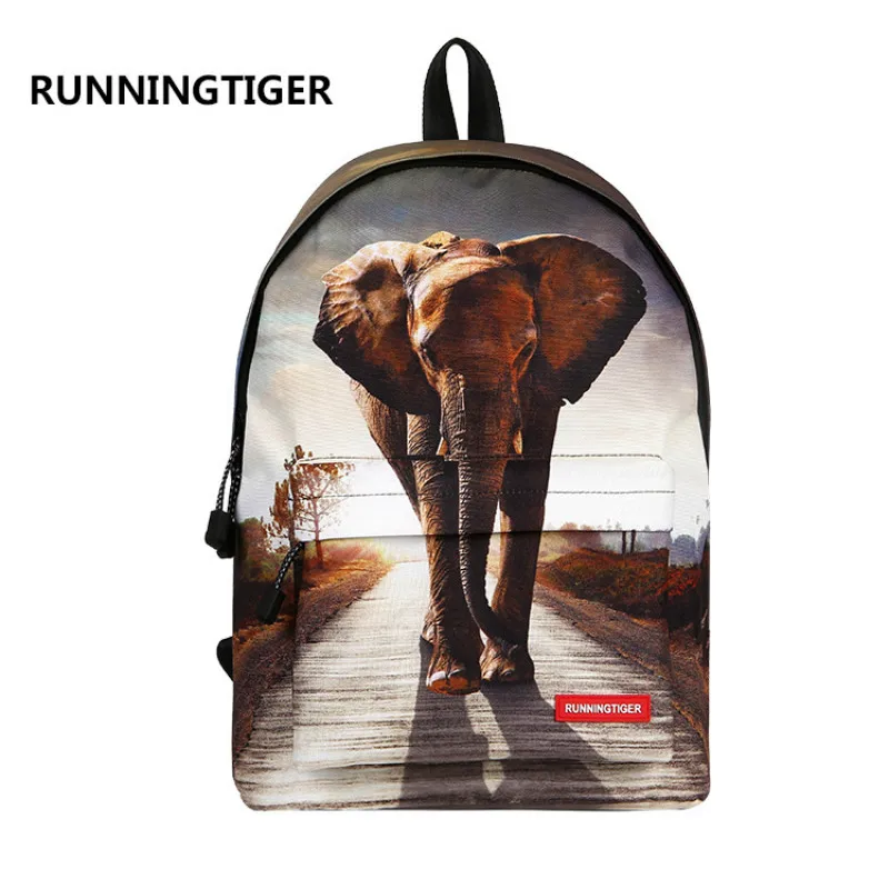 

2020 new middle school student backpack children's school bag elephant pattern travel bag cartoon shoulder bag ladies backpack