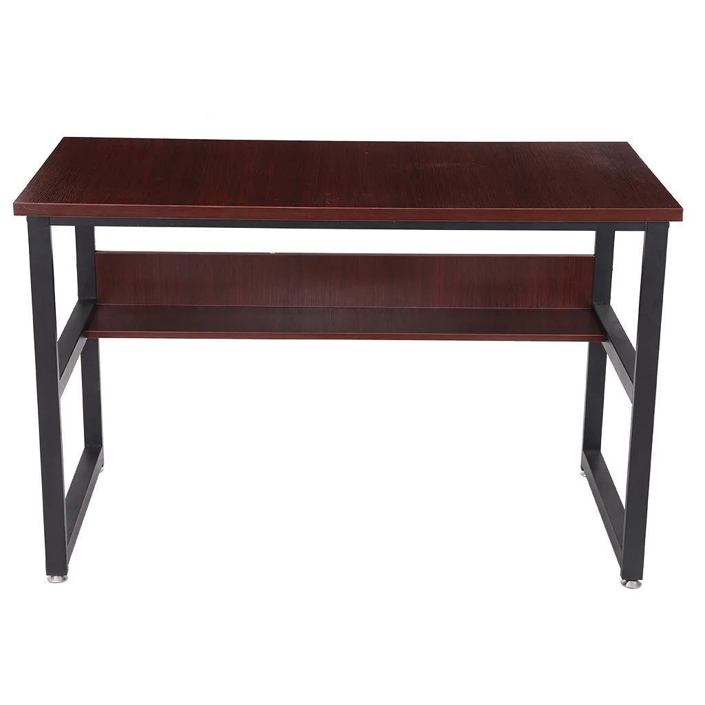 

US WarehouseHome Computer Desk With Bookshelf Office Desk Workstation Pc Laptop Study Table Free Shipping Dropshipping USA
