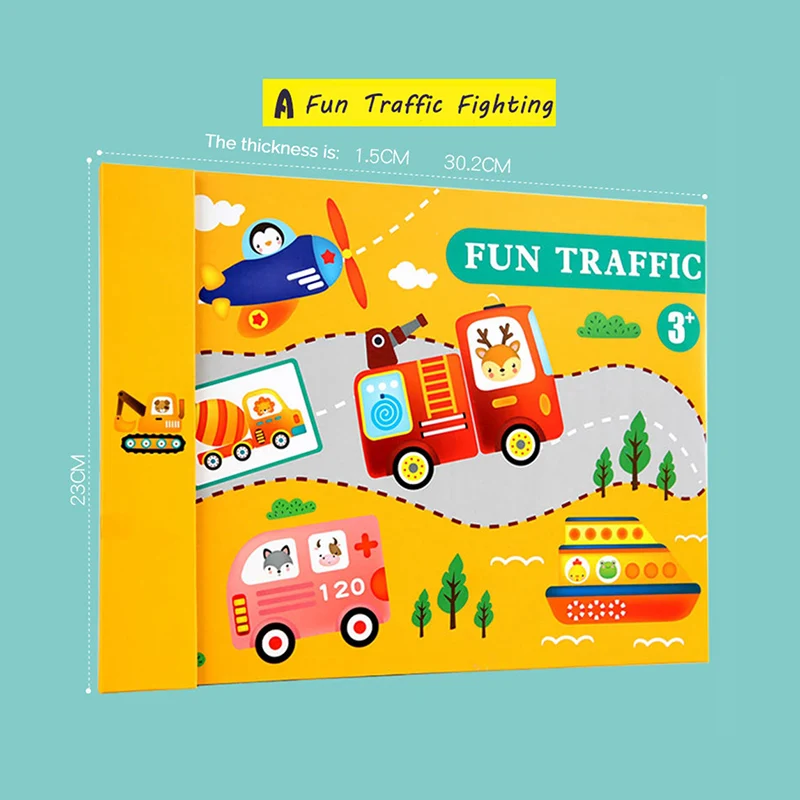 

Traffic Cognition 3D Jigsaw Puzzles Game Montessori Educational Toys Puzzles Children Box Puzzle Toy Gift For Adults Kids