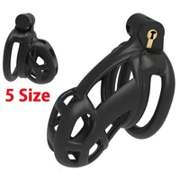 custom cobra 1 0 male chastity device cock cage with 4 size cock ring penis lock adult sex toys for men chastity belt