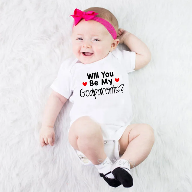 Вы будете My крестные летний детский комбинезон из хлопка для новорожденных