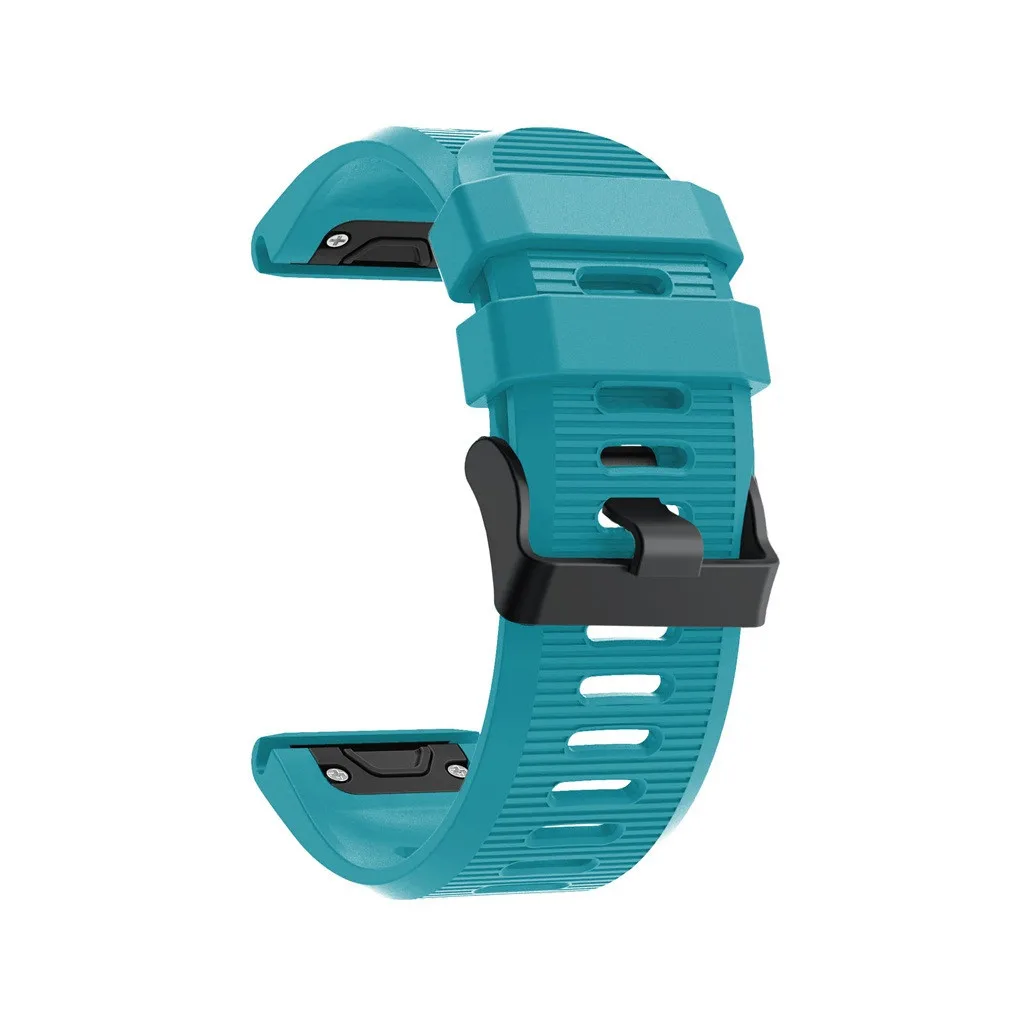 Спортивный силиконовый ремешок для умных часов Garmin Fenix 5x/5x Plus/fenix 3/3 Hr на запястье #