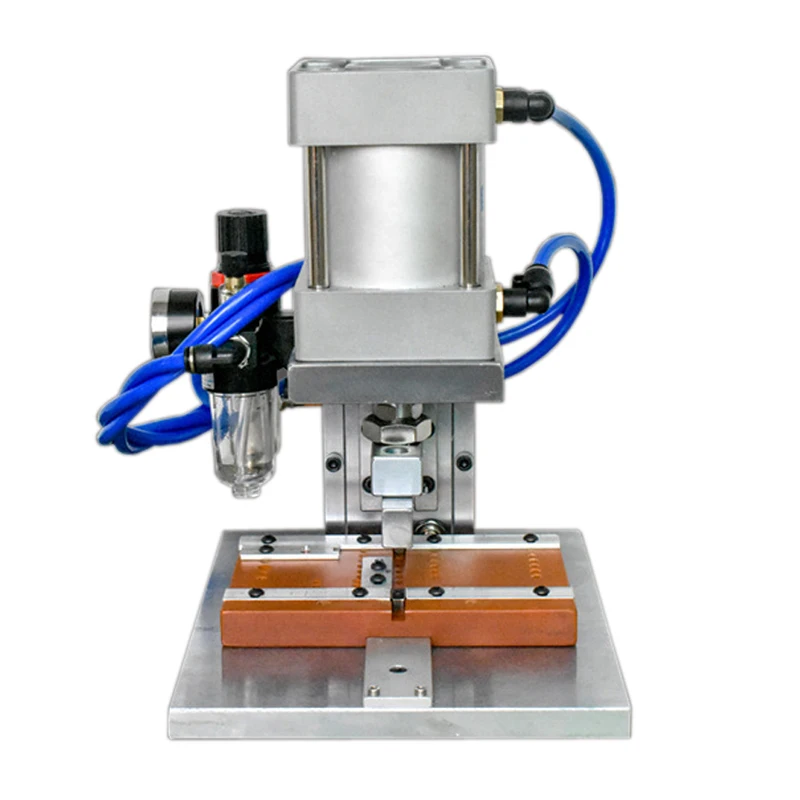 Пневматическая полуавтоматическая машина для обжима плоского ленточного кабеля
