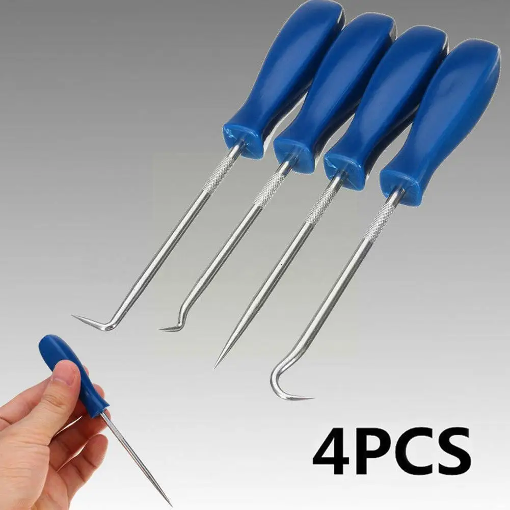 

Pliers 4Pcs 135mm Car Auto Vehicle Oil Seal Screwdrivers O-Ring Gasket Hooks Wholesale Puller Pick Seal Remover Tools Set D6S3