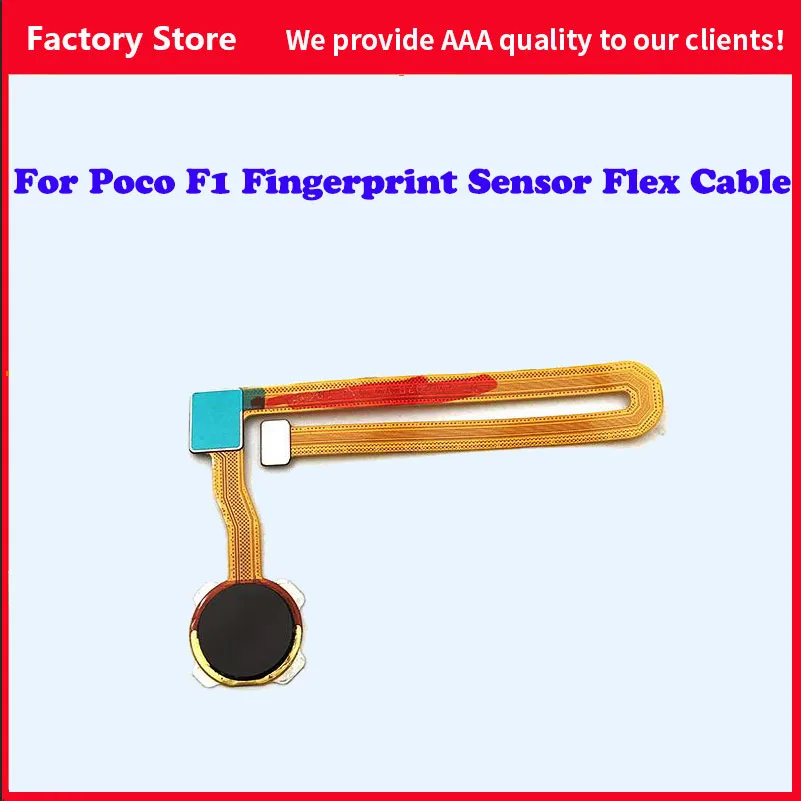 

Repair Fingerprint Scanner For Xiaomi PocoPhone F1 Home Button Fingerprint Menu Return Key Recognition Sensor Flex Cable
