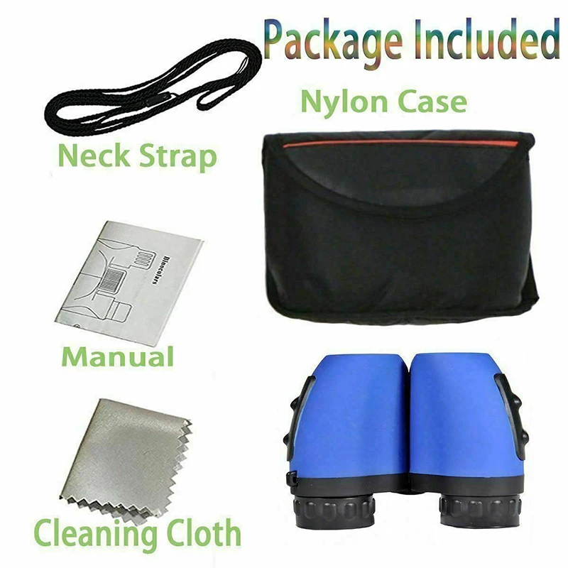 

8x21 Children's Telescope Handheld Compact Portable Binoculares Binoculars Pocket Scope Angle Zoom Cute Camping Telescope