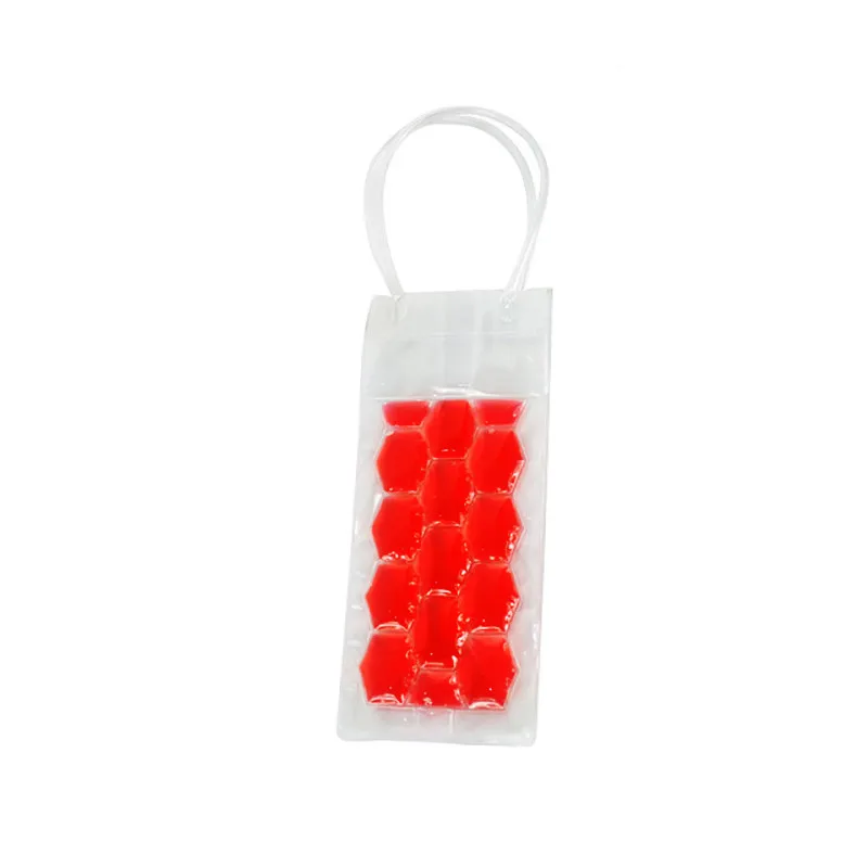 red Hoomall, новинка, сумка для морозильной камеры для винных бутылок, охлаждающая сумка-холодильник для льда, охлаждающая гелевая подставка для пива, переносные инструменты для охлаждения ликера - Цвет: red