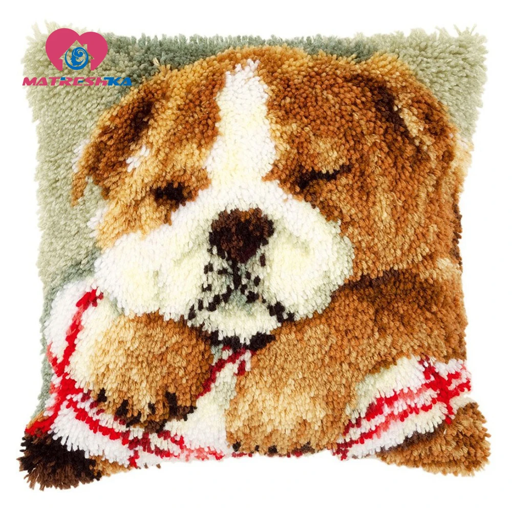 Ковер с животными Вышивка Набор подушек перекресная строчка Подушка наборы