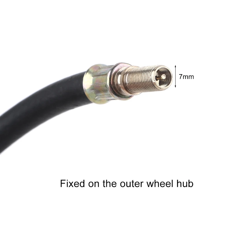 

50LB Val-ve Stem Extenders, 8.27 Inch Flexible Schrader Tire Val-ve Stem Extension Compatible for Car