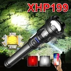 XHP199 самый мощный светодиодный фонарик 18650 USB тактический фонарик XHP160 перезаряжаемый фонарик IPX8 водонепроницаемый фонарь для кемпинга