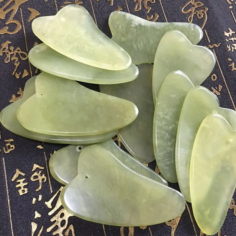 Новый уход за лицом нефрит для массажа доска ухода кожей лица инструмент