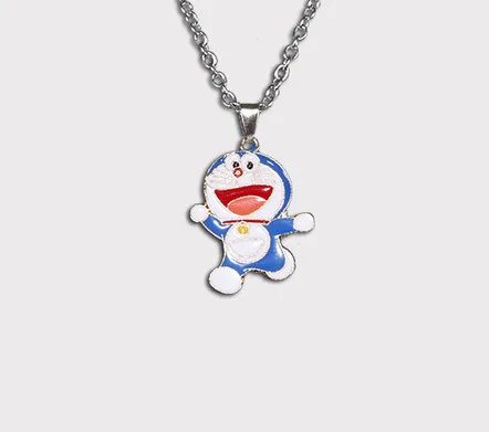 

Doraemon Necklace Female Titanium Steel Niche Cute Cartoon Doraemon Pendant Jingle Cat Small Fresh Clavicle Chain