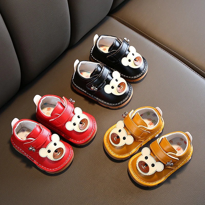 Детская обувь ручной работы из искусственной кожи для девочек цвет белый черный