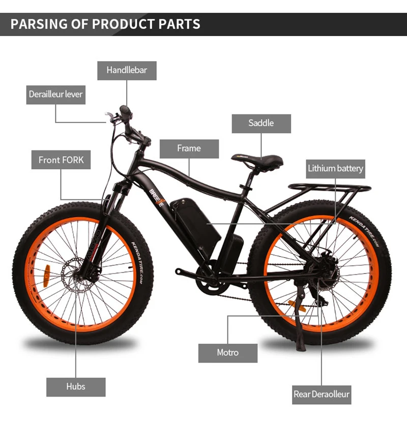 EZBIKE 26 дюймов, электровелосипед 48 В 14ah батарея Электрический горный велосипед 750 Вт двигатель cynegetic EBike мощный электрический велосипед