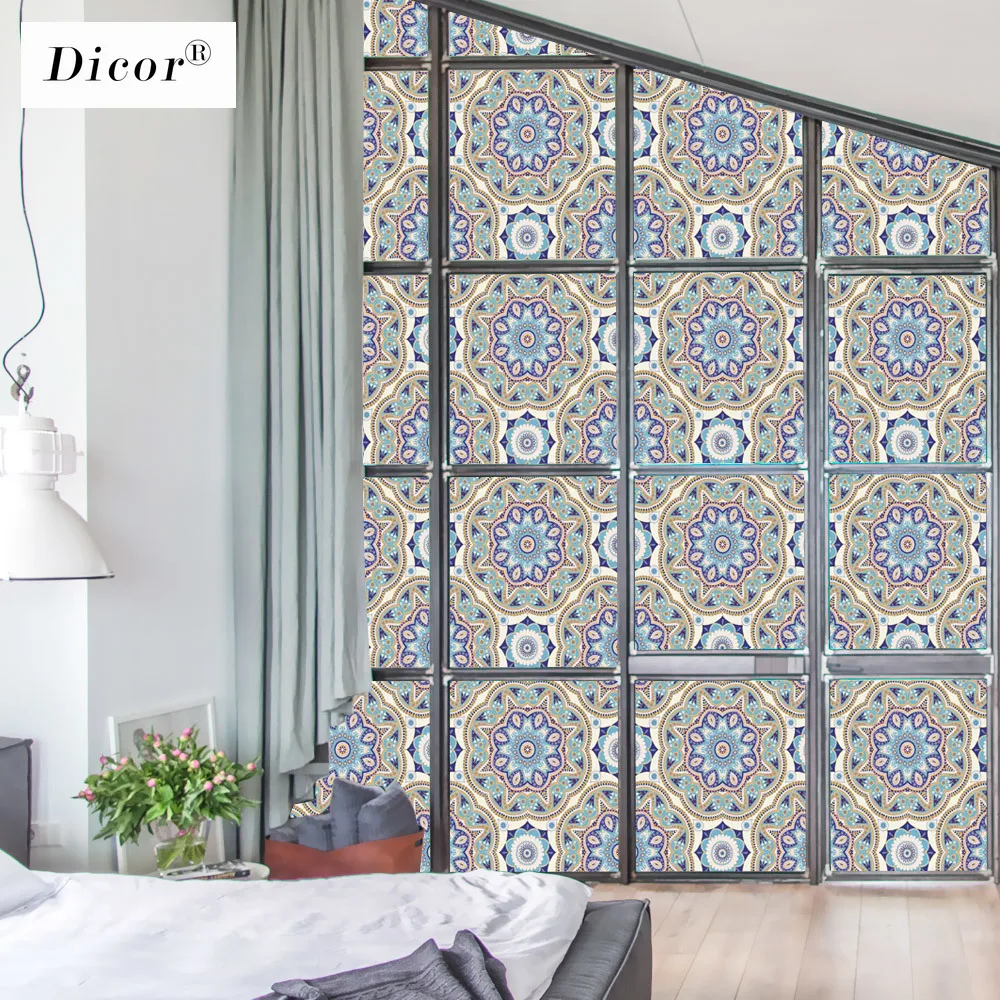 Виниловая матовая непрозрачная Наклейка на окно серия венок 2 м простая в