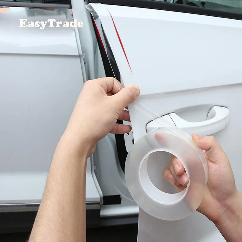 Защита кузова автомобиля бампер нано резиновый протектор порога для Skoda Octavia A7 A5 A4