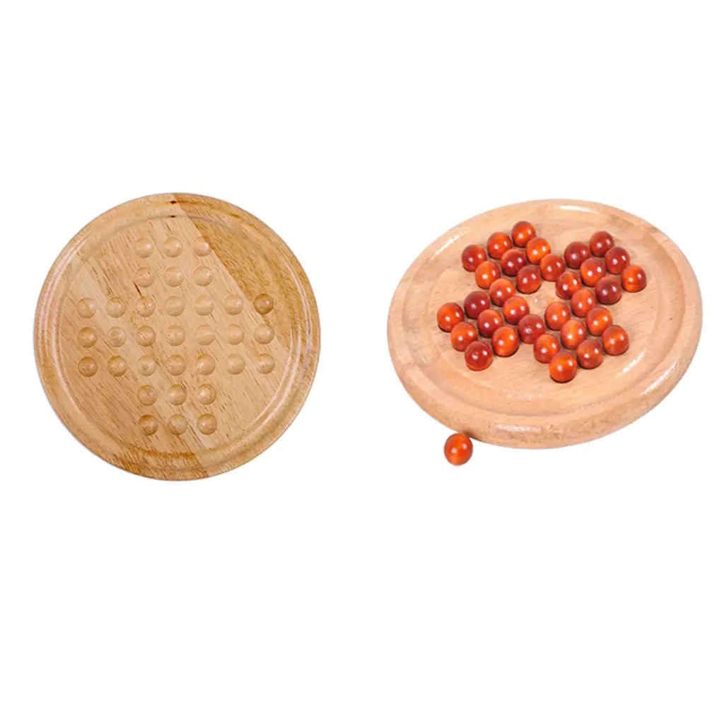 Набор деревянных солитеров для настольных игр классический винтажный стиль Семейная Игра