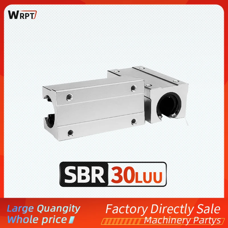 

Direct selling high quality SBR30LUU linear box slider with long opening copper sleeve/dustproof