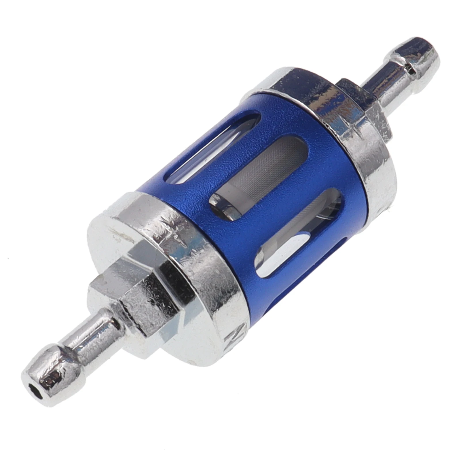 Большой алюминиевый топливный фильтр для бензинового масла 1/4 дюйма встроенный