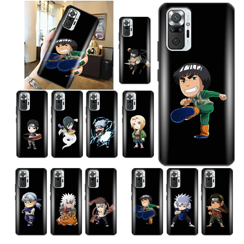 

N-Narutos Kakashi Sasuked Cartoon Phone Case For Redmi Note 10 10X 10T Pro 4G 5G Lifeproof Anime Waterproof Smartphones