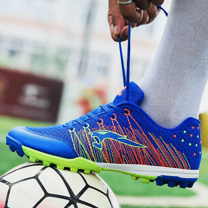 

Men Women Training Soccer Shoes Indoor Football Cleats Futsal Sneakers Kids Boys Girls Athletic Shoes Breathable Trainers Shoes