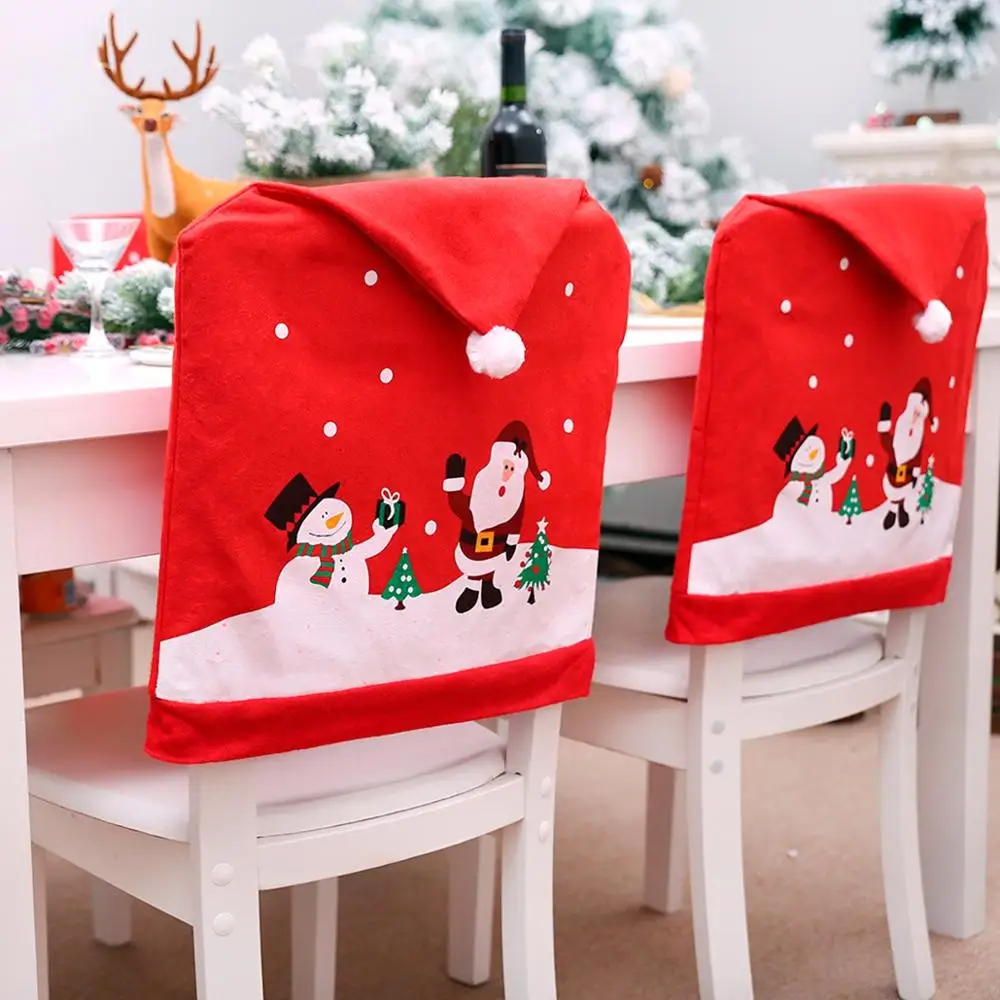 1 шт. Рождественский чехол для ножки стула декор стола Noel Navidad Рождественское украшение для дома Рождественские подарки Рождество год