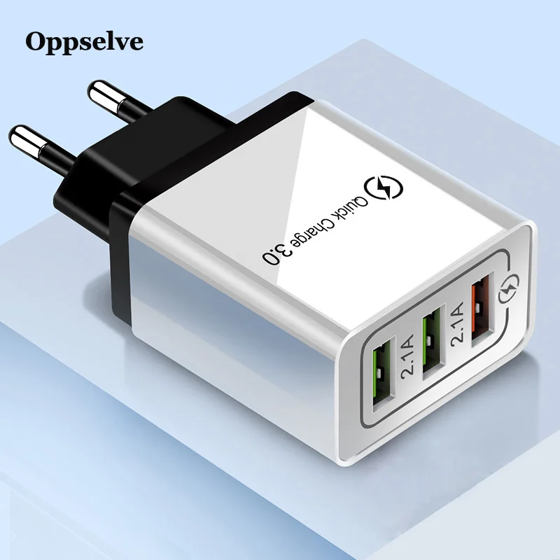 Oppselve Быстрая зарядка 3 0 USB зарядное устройство 18 Вт QC3.0 турбо настенное для iPhone