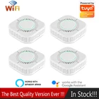 Беспроводные датчики дыма Tuya, Wi-Fi, противопожарная сигнализация, безопасная система безопасности, управление через приложение Tuya, для умного дома