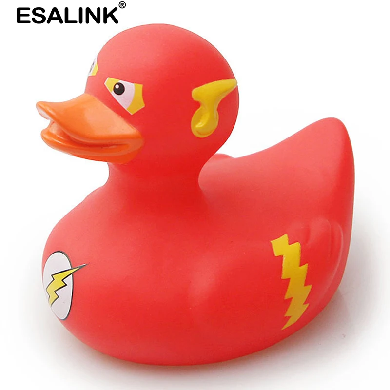 Фигурка ESALINK коллекционные игрушки резиновая утка молния красный d фигурки