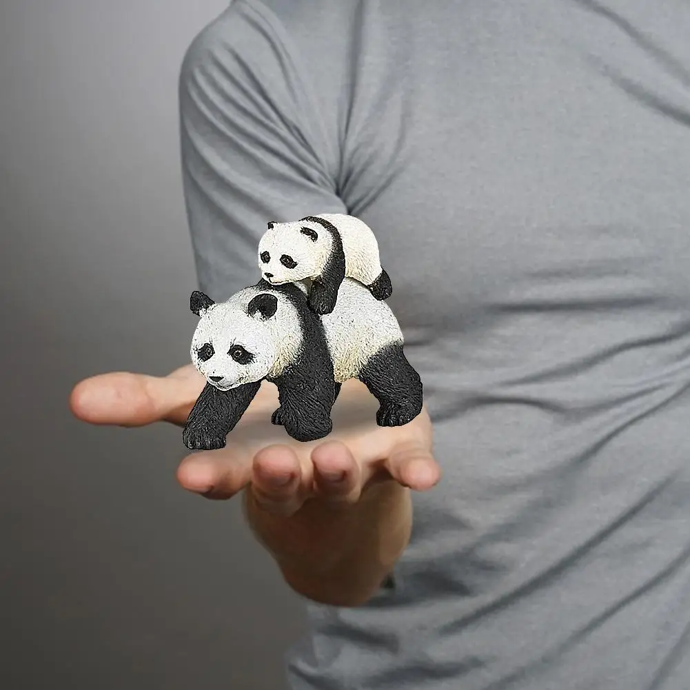 3 дюйма Милая модель панды подарки фигурки детские игрушки развивающие животные