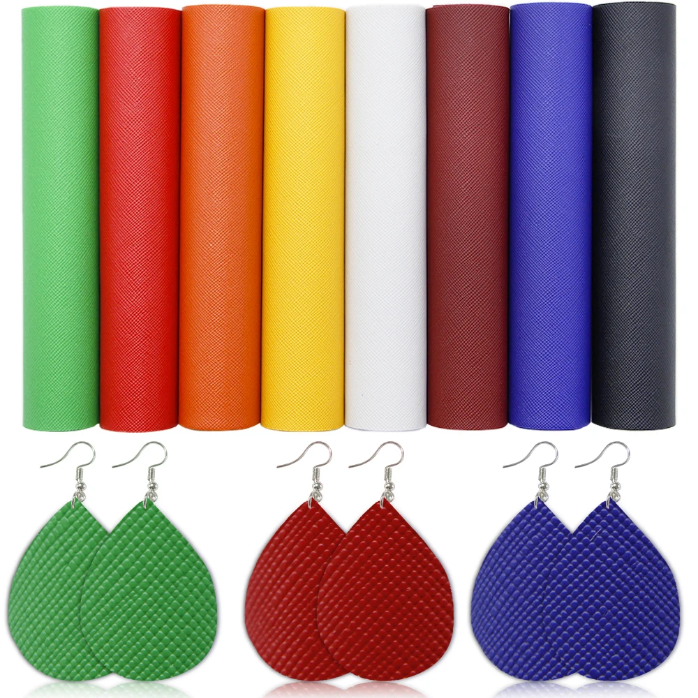 A5 Размер 8 шт./компл. простой блеск синтетическая кожа лоскутное бантик для волос