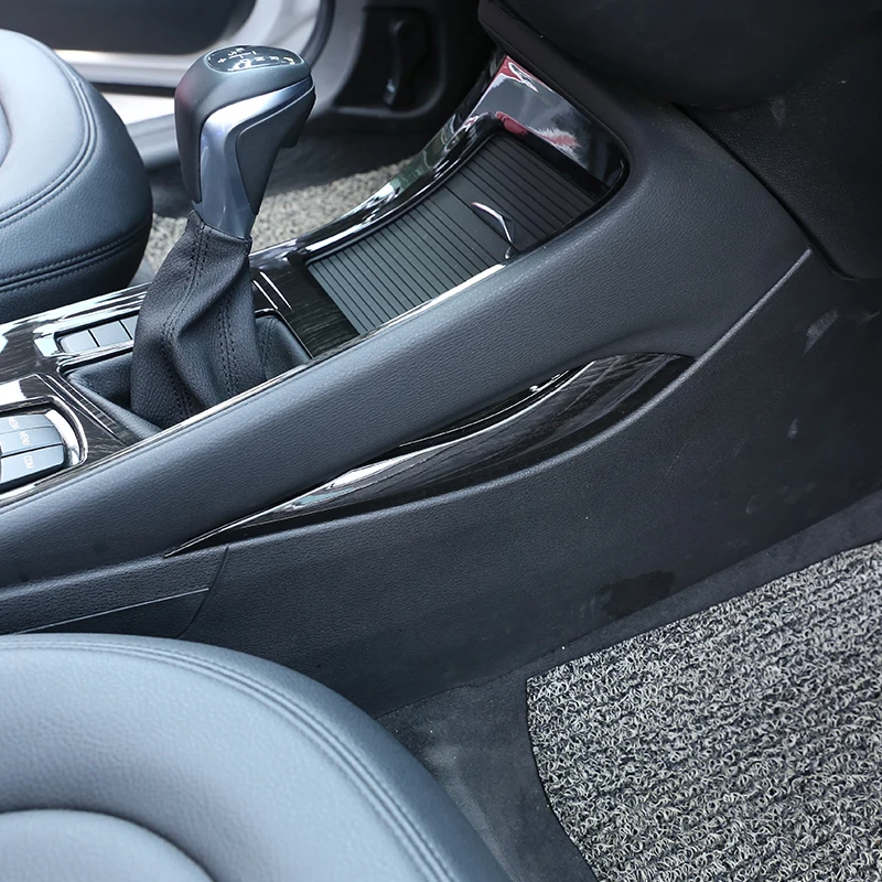 

Black Wood Grain ABS Plastic Center Console Decoration Strip Trim For BMW X1 F48 2016-2019 For BMW X2 F47 2018