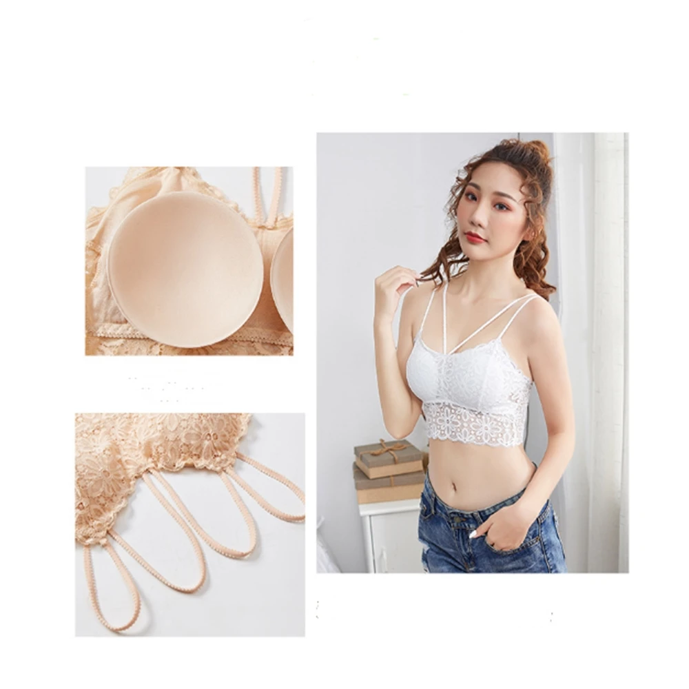 Модные женские съемные бюстгальтеры с мягкими чашечками кружевной бесшовный