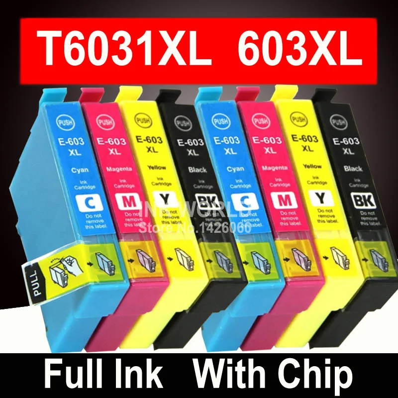Совместимость 603XL патрон чернил для принтера Epson XP 2100 2105 3100 3105 4100 4105 WF 2810 2830
