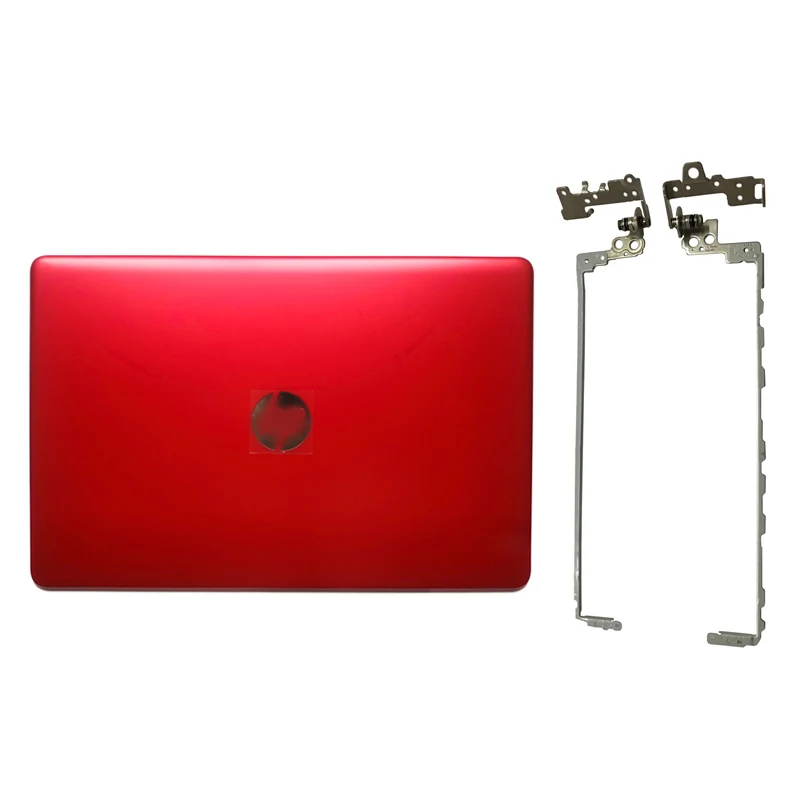 Red and Hinges Ноутбук lcd задняя крышка/lcd передняя рамка/петли крышки для hp 15-BS 15T-BS 15-BW 15Q-BU 924899-001 AP204000101SVT 7J1790 - Цвет: Red and Hinges