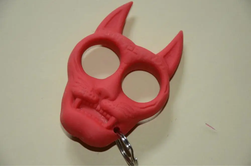 Брелок для ключей с головой тигра пластиковый мини-брелок тигровым пальцем