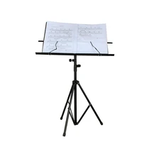 irin foldable music tripod stand holder lightweight with water resistant carry bag for violin piano guitar