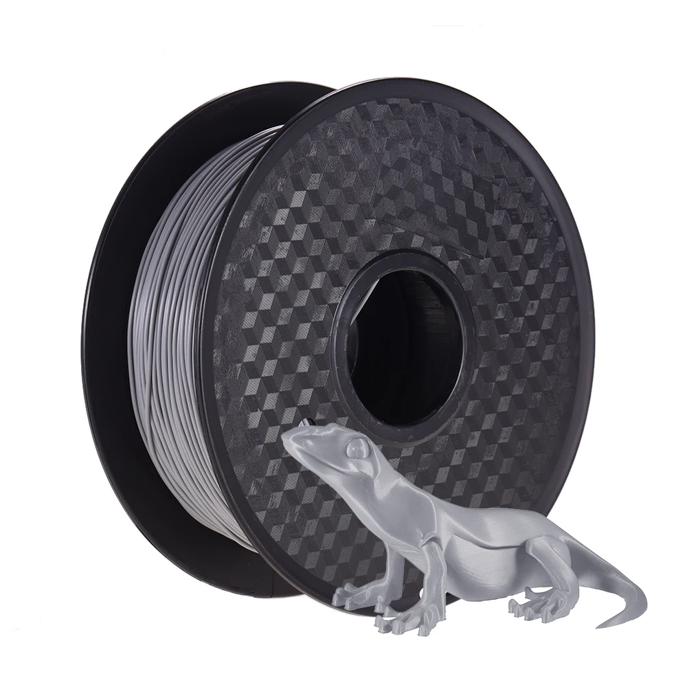 Anet 1,75 мм 3D печать PLA нити трехмерная точность ±0. 02 мм не забивающиеся нити Printing1KG катушка для 3D принтеров - Цвет: Серый