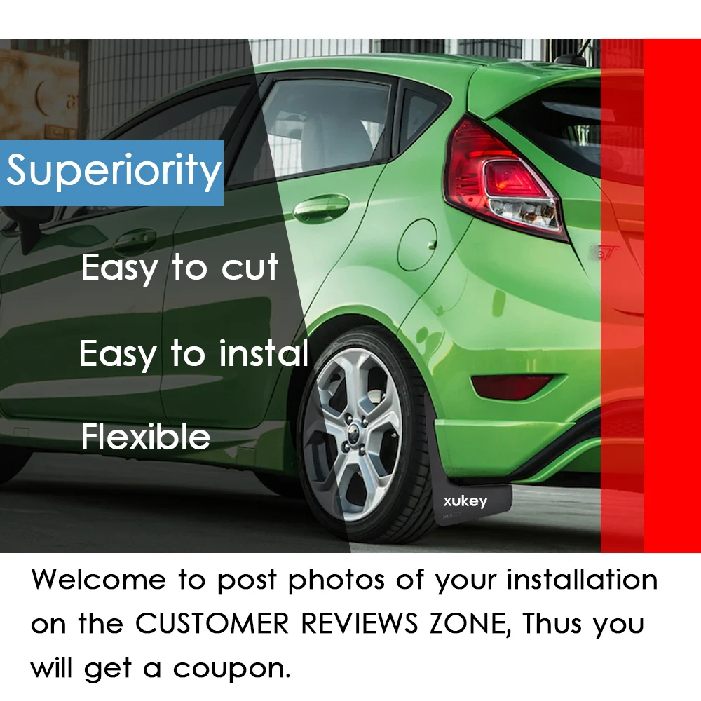 Брызговики для Fiesta ST ST150 ST180 ST200 ST500 Blue RS SE MK6 MK7 Mk7.5 MK8 S|Грязезащита| |