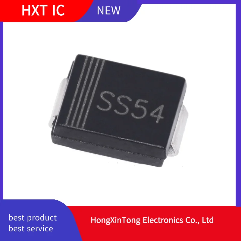 10PCS-100PCS/LOT SS54 SMC DO-214AB 5A/60V | Integrated Circuits