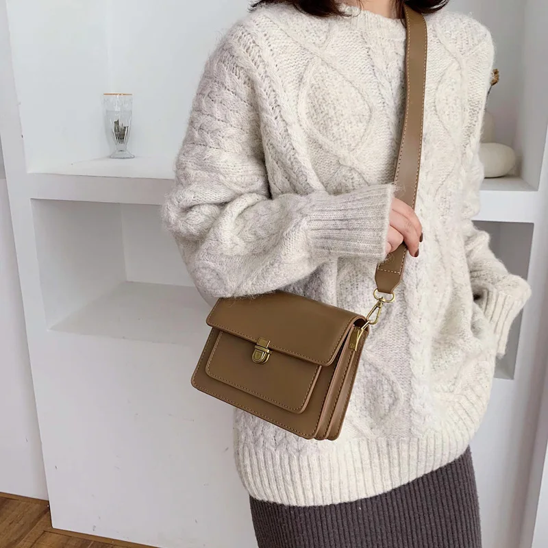 Осенняя и зимняя текстурированная сумка женская в иностранном стиле новая