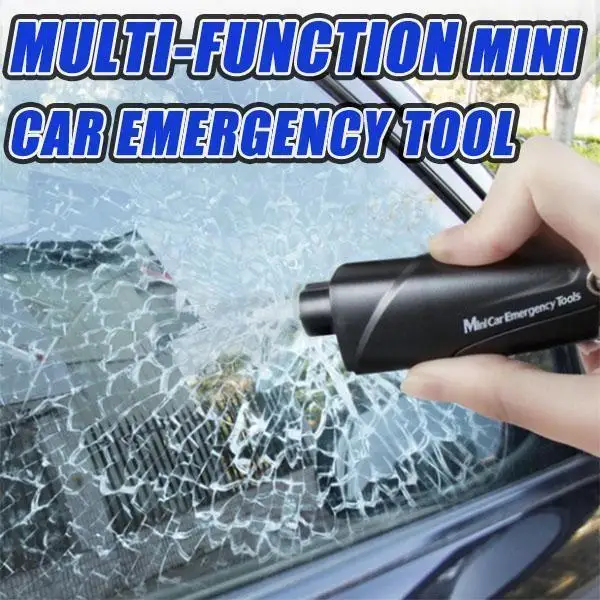 Mini Safety Hammer Keychain Auto Life-Saving Escape Tool Auto Window Glass Breaker Rescue Hammer Seat Belt Cutter