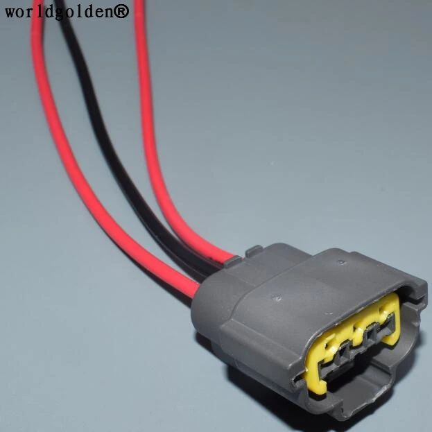 

Worldgolden 3pin way Ignition Coil Plug Connector Sensor For Renault Nissan Skyline sr20 rb20 rb25 rb26 6098-0141