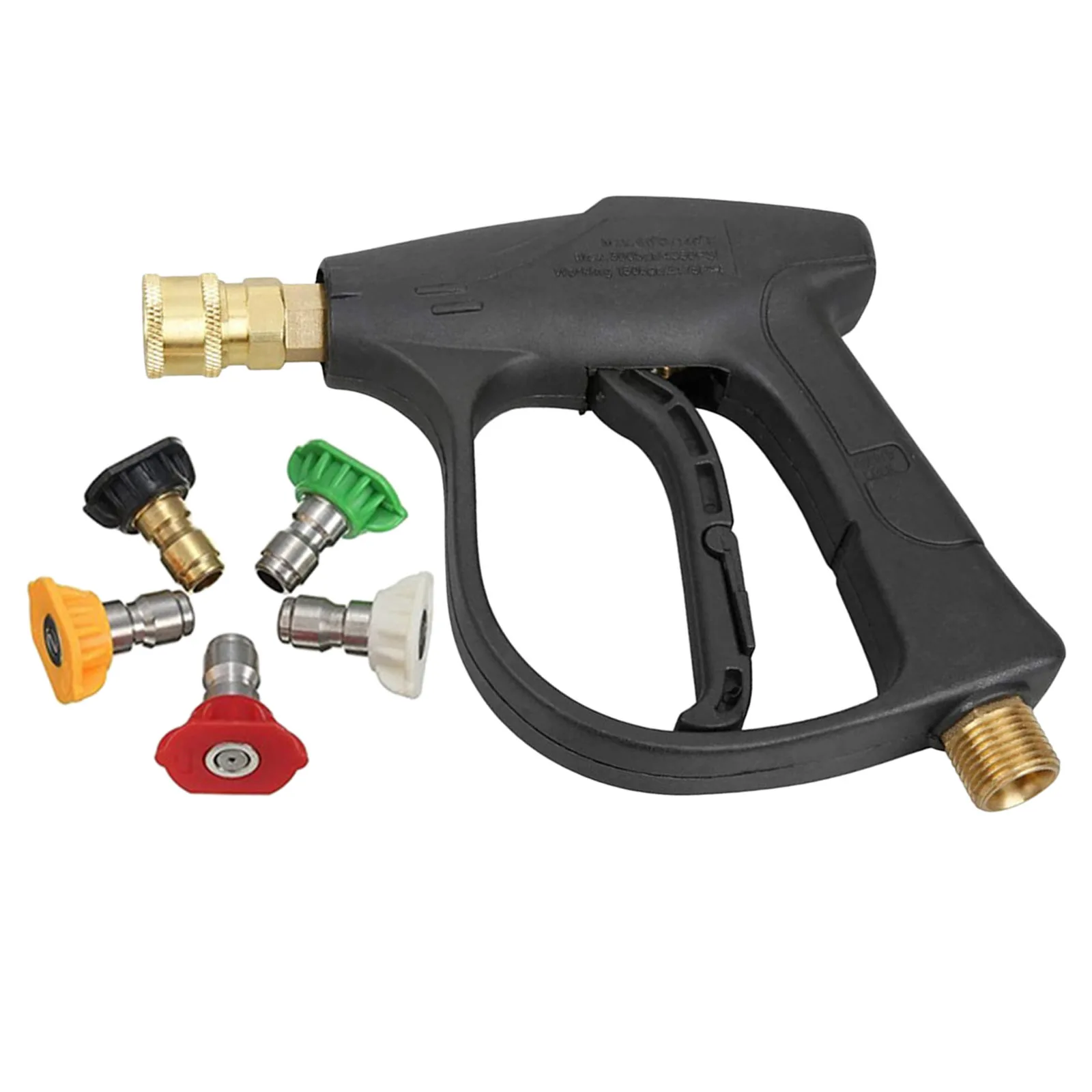

Power High Pressure Washer Gun Soap Spray Nozzle Tips Kit Variety Degree