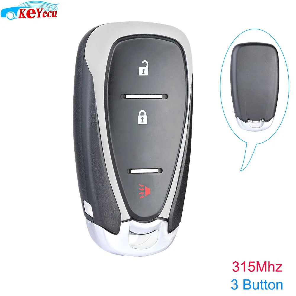 KEYECU для Chevrolet 13591384 траверс Круз умный ключ близость дистанционного 315 МГц FCC: HYQ4EA