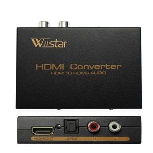 Wiistar hdmi к hdmi  RL  spdif аудио с 2,15.1ch hdmi аудио экстрактор Бесплатная доставка
